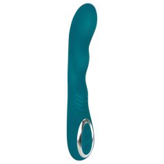   SMILE - vibrador ponto G recarregável à prova d’água rotativo - verde