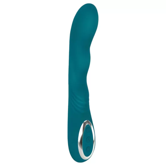 SMILE - vibrador ponto G recarregável à prova d’água rotativo - verde