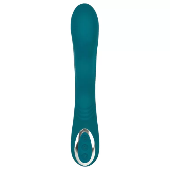 SMILE - vibrador ponto G recarregável à prova d’água rotativo - verde