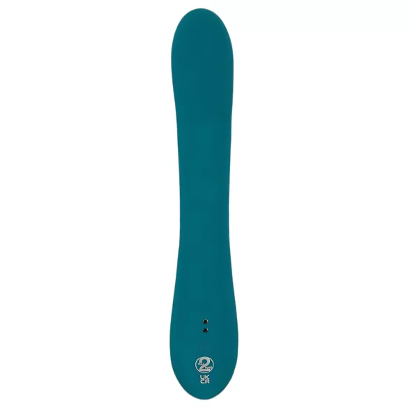SMILE - vibrador ponto G recarregável à prova d’água rotativo - verde