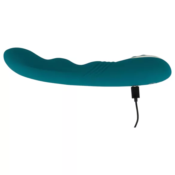 SMILE - vibrador ponto G recarregável à prova d’água rotativo - verde