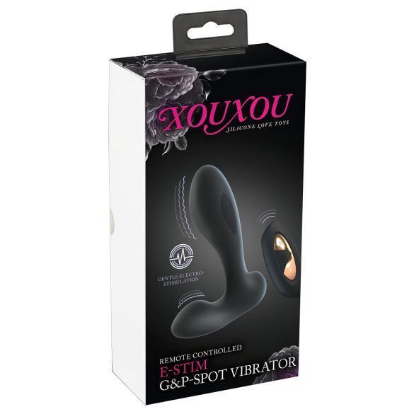 XOUXOU - vibrador wearable ponto G e próstata - eletroestimulação - preto