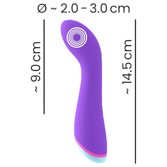 You2Toys - vibrador ponto G recarregável à prova d’água - lilás