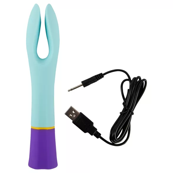 You2Toys - vibrador recarregável à prova d'água 2 motores - multicolorido