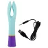 You2Toys - vibrador recarregável à prova d'água 2 motores - multicolorido