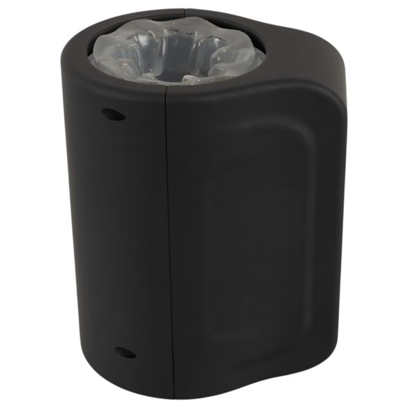 Rebel - masturbador masculino rotativo à prova d’água - preto