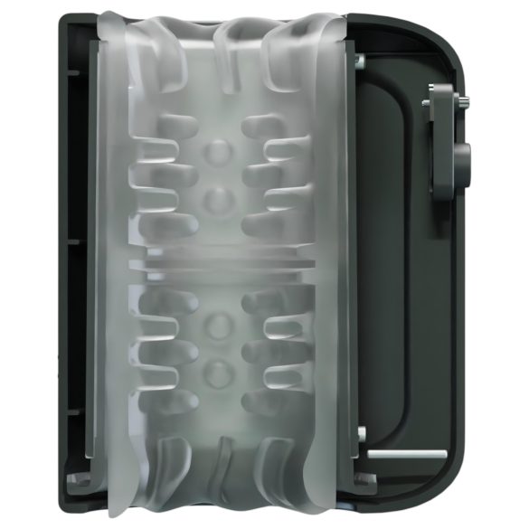 Rebel - masturbador masculino rotativo à prova d’água - preto