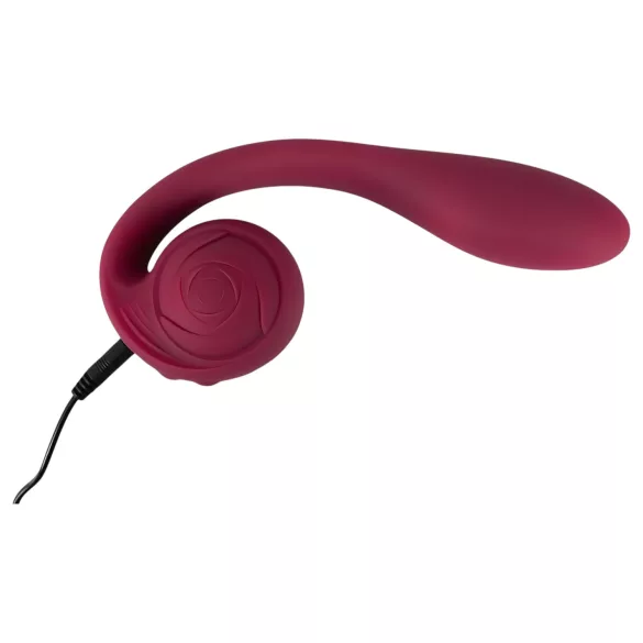 You2Toys Rosenrot - vibrador ponto G recarregável à prova d'água - vermelho