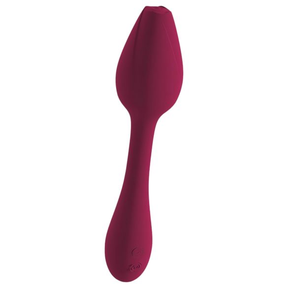 You2Toys - vibrador ponto G flexível - silicone vermelho
