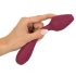 You2Toys - vibrador ponto G flexível - silicone vermelho