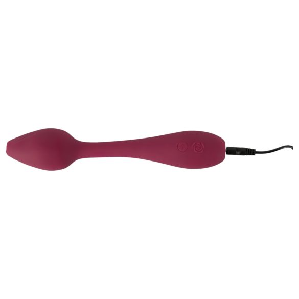 You2Toys - vibrador ponto G flexível - silicone vermelho