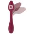 You2Toys - vibrador ponto G flexível - silicone vermelho