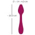 You2Toys - vibrador ponto G flexível - silicone vermelho