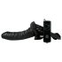 You2Toys - Cinto com vibrador strap-on - vibrador realístico - preto