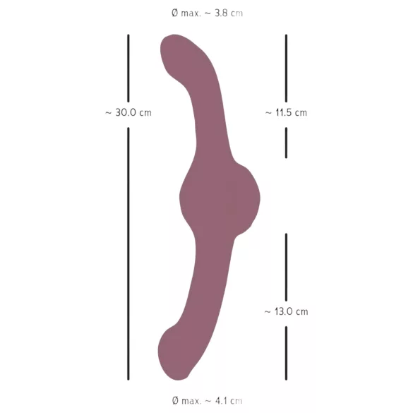 You2Toys - vibrador duplo - roxo