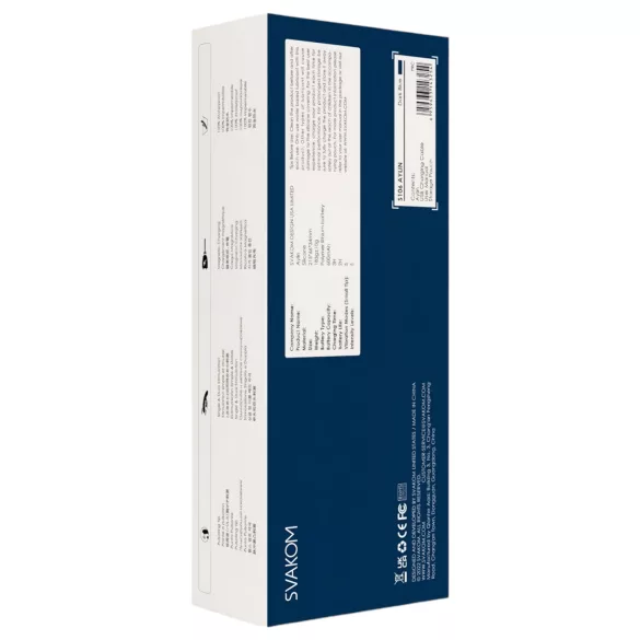 Svakom Aylin - vibrador clitóris recarregável com pulsação e braço - azul