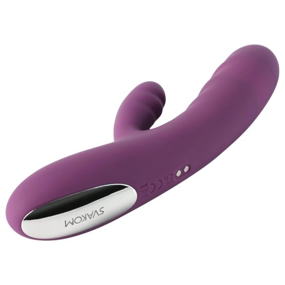 Svakom Avery - vibrador com braço para clitóris recarregável - roxo