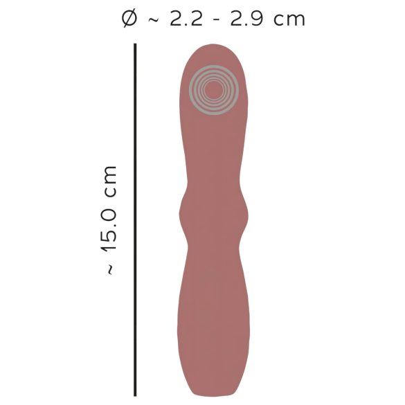 You2Toys Hazel 04 - vibrador recarregável flexível - silicone roxo