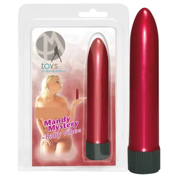 Mini vibrador - perolado vermelho