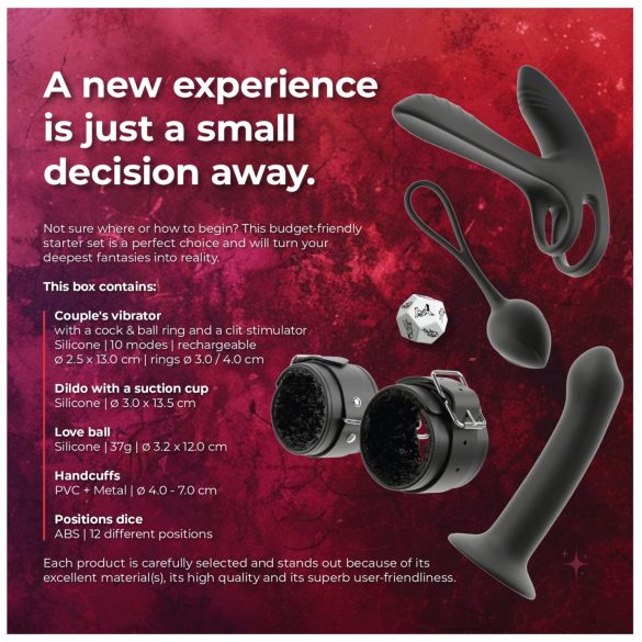 Magic Shiver Together - kit sexual para casais - 5 peças