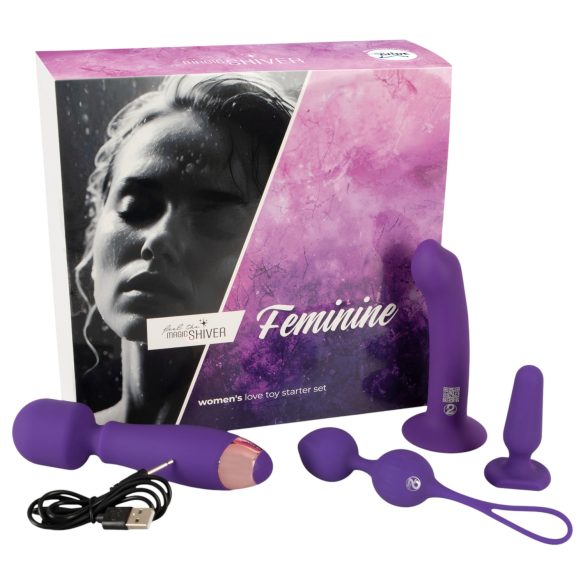 Magic Shiver Feminine - kit sexual feminino 4 peças