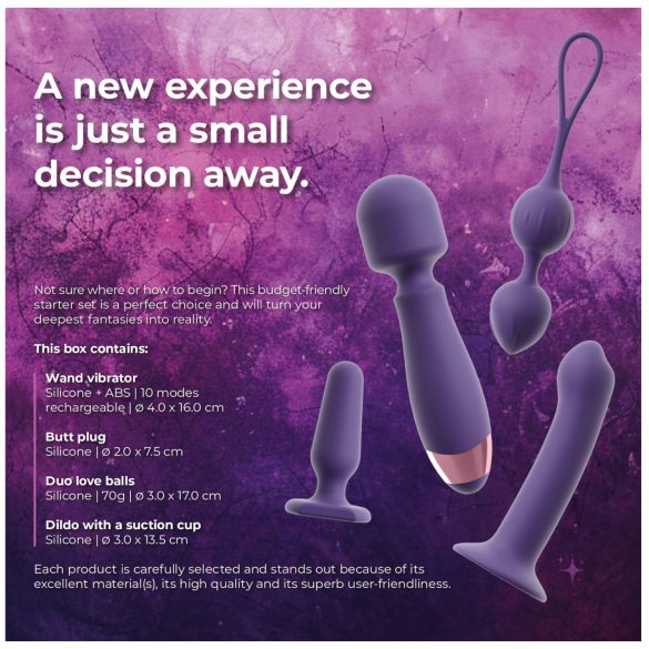 Magic Shiver Feminine - kit sexual feminino 4 peças