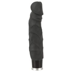 Nature Skin - vibrador realístico - preto 22cm
