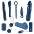 You2Toys - Midnight Blue - kit vibrador (9 peças)