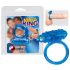 You2Toys - anel peniano vibratório silicone azul