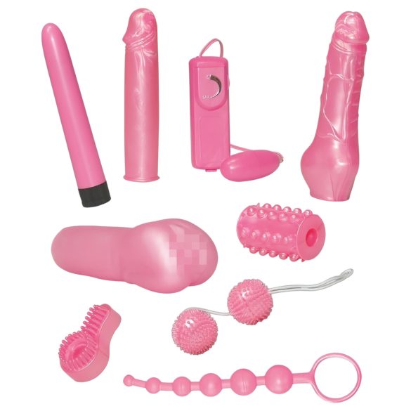 You2Toys - kit erótico com vibrador - 9 peças
