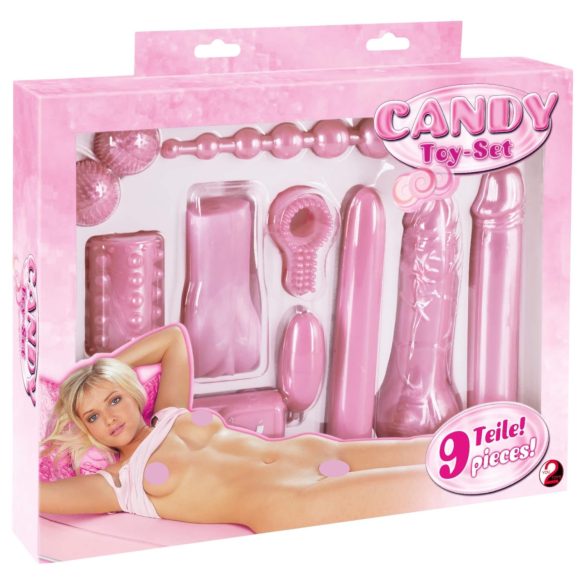 You2Toys - kit erótico com vibrador - 9 peças