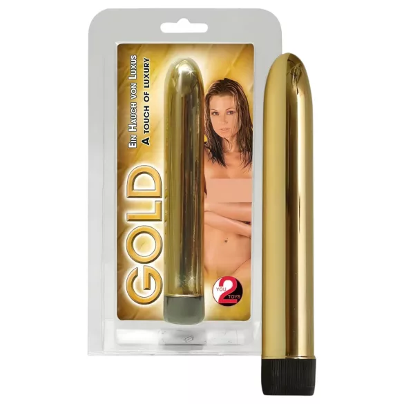 You2Toys - vibrador ponto G - dourado