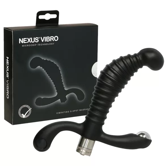 Nexus Vibro - massageador de próstata vibrador - silicone preto