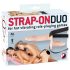 You2Toys - vibrador duplo com cinta - cor natural