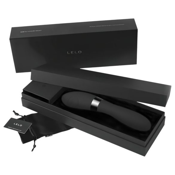 LELO Elise 2 - vibrador luxo - multivelocidade - silicone preto