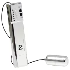 You2Toys Climax - ovo vibrador - controle remoto - prata