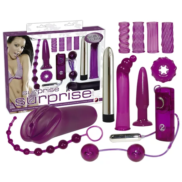 You2Toys - kit vibrador com acessórios - 12 peças