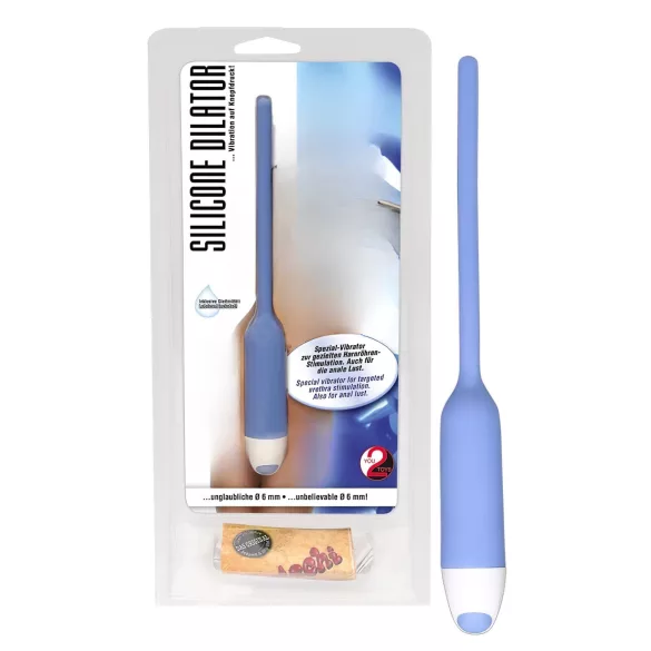 You2Toys - dilatador peniano vibratório pequeno - silicone azul