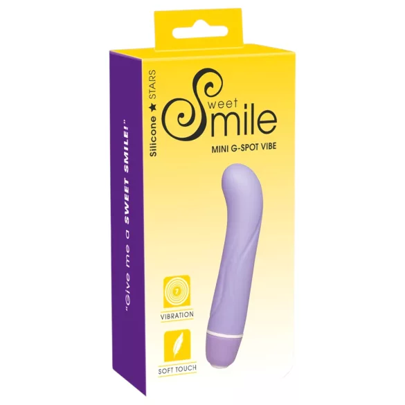 SMILE - vibrador ponto G mini - lilás