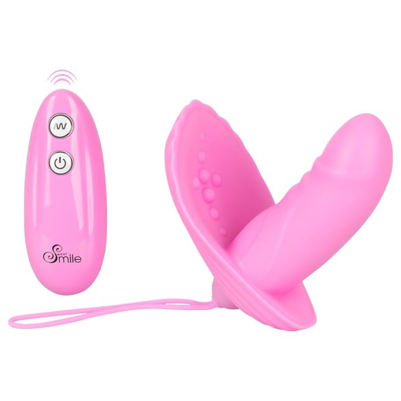 SMILE Shelly - vibrador de calcinha com controle remoto - rosa