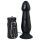 You2Toys - Vibrador anal com movimento de empurrar - silicone preto