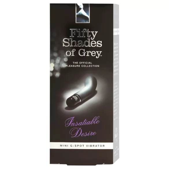 Fifty Shades of Grey - vibrador ponto G - silicone cinza