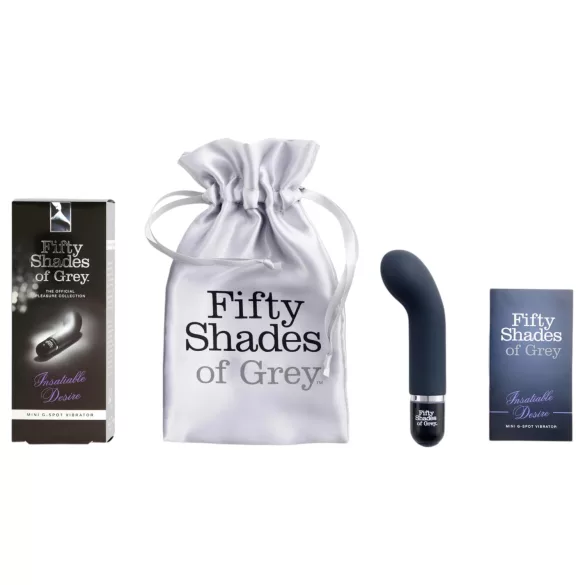 Fifty Shades of Grey - vibrador ponto G - silicone cinza