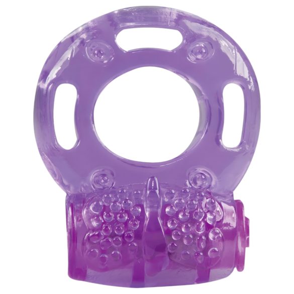 You2Toys - anel peniano vibratório único - silicone roxo