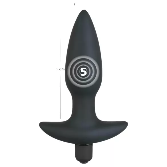 Black Velvets - plug anal vibrador - tamanho médio