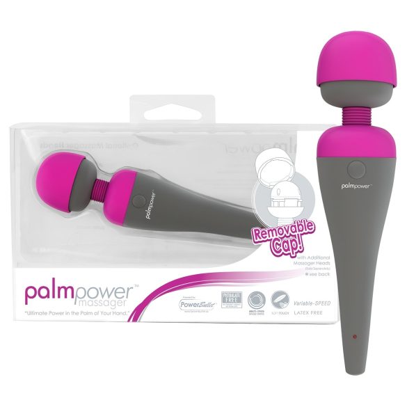 Vibrador massageador com cabeça intercambiável
