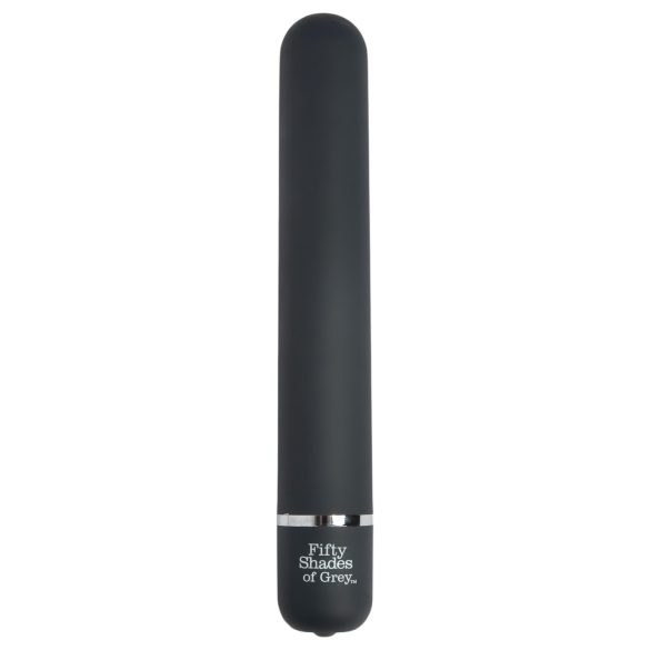 Fifty Shades of Grey - vibrador tipo bullet - silencioso - cinza
