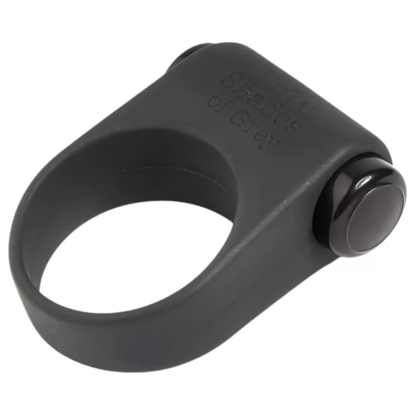 Cinquenta Tons Sentido - anel vibratório para pênis (preto)