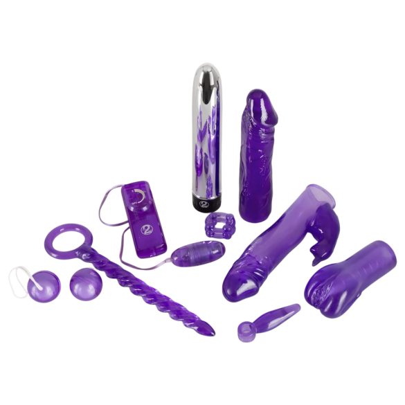 You2Toys - Kit vibrador com 9 peças - roxo