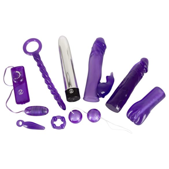You2Toys - Kit vibrador com 9 peças - roxo